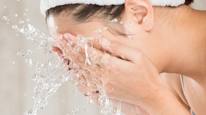 Wash My Face After a Facial